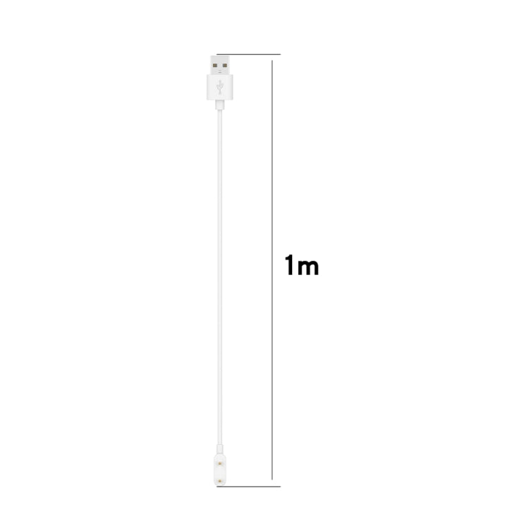 For Keep Band B4 Smart Watch Magnetic Charging Cable, Length: 1m(White) - Charger by buy2fix | Online Shopping UK | buy2fix