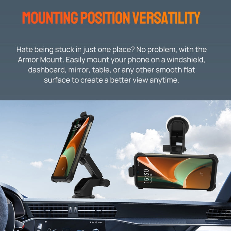 Ulefone Car Suction Cup Phone Holder(Black) - Universal Car Holders by Ulefone | Online Shopping UK | buy2fix