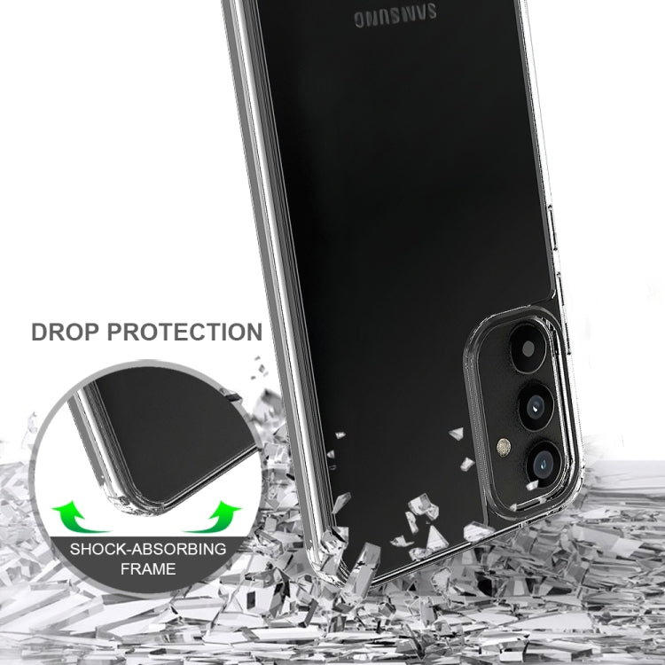 For Samsung Galaxy A34 5G Shockproof Scratchproof TPU + Acrylic Phone Case(Transparent) by buy2fix