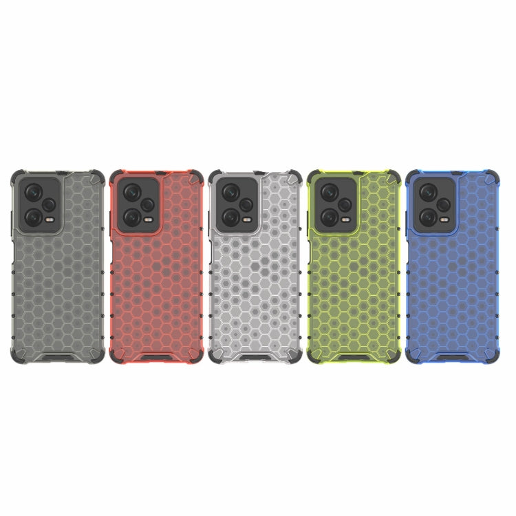 For Xiaomi Poco X5 Pro Shockproof Honeycomb PC + TPU Phone Case(Green) by buy2fix