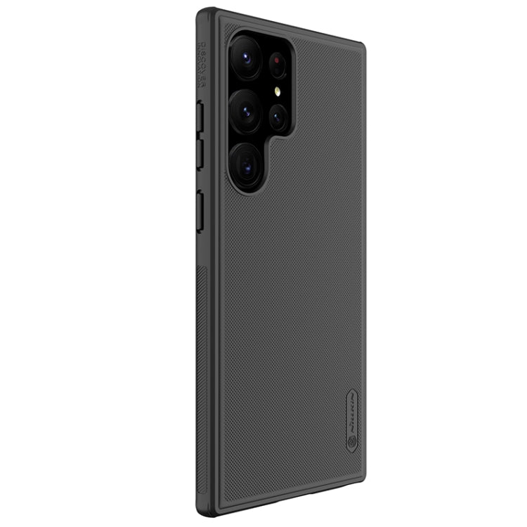 For Samsung Galaxy S23 Ultra 5G NILLKIN Super Frosted Shield Pro PC + TPU Phone Case(Black) - Galaxy S23 Ultra 5G Cases by NILLKIN | Online Shopping UK | buy2fix
