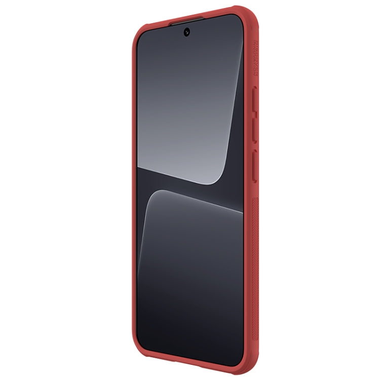 For Xiaomi 13 NILLKIN Frosted Shield Pro PC + TPU Phone Case(Red) - Xiaomi Cases by NILLKIN | Online Shopping UK | buy2fix