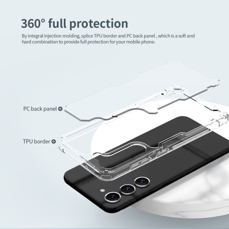 For Samsung Galaxy S23+ 5G NILLKIN PC + TPU Phone Case(Transparent) - Galaxy S23+ 5G Cases by NILLKIN | Online Shopping UK | buy2fix