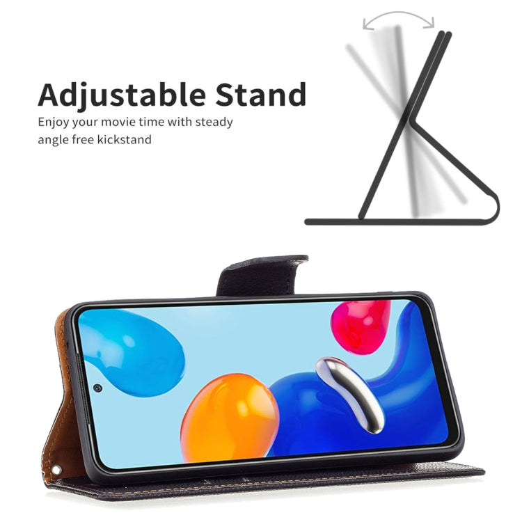 For Xiaomi Redmi Note 12S 4G / Note 11 Litchi Texture Pure Color Leather Phone Case(Black) by buy2fix