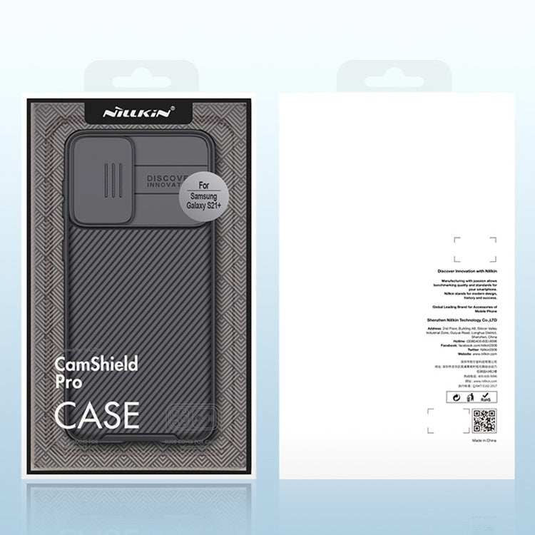 For Samsung Galaxy S23 5G NILLKIN Black Mirror Pro Series Camshield Phone Case(Green) - Galaxy S23 5G Cases by NILLKIN | Online Shopping UK | buy2fix