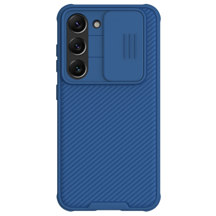 For Samsung Galaxy S23+ 5G NILLKIN Black Mirror Pro Series Camshield Phone Case(Blue) - Galaxy S23+ 5G Cases by NILLKIN | Online Shopping UK | buy2fix
