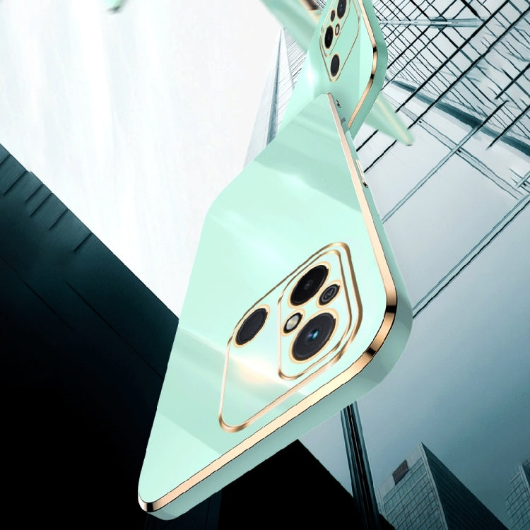 For Xiaomi Redmi 12C 4G XINLI Straight Edge 6D Electroplate TPU Phone Case(Black) by XINLI