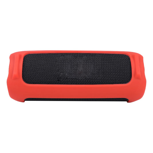 For JBL Flip 6 Bluetooth Speaker Portable Silicone Case with Shoulder Strap(Red) by buy2fix
