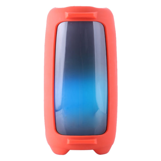 For JBL Pulse 5 Colorful Light Effect Bluetooth Speaker Silicone Case with Shoulder Strap(Red) by buy2fix