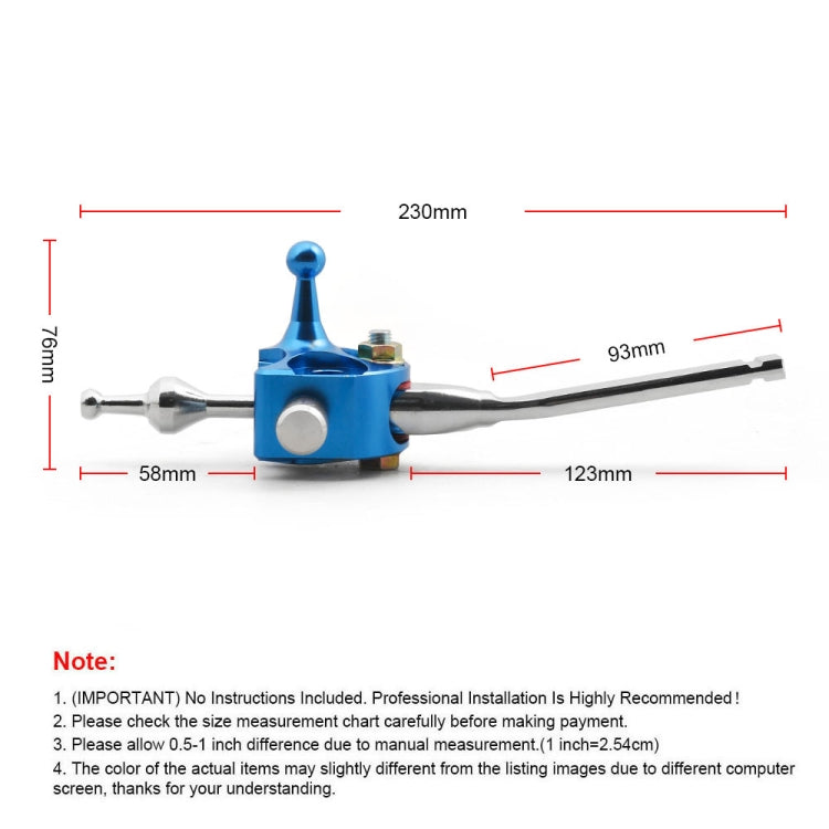 For Porsche 911 996 997 986 987 Car Modified Aluminum Gear Lever(Blue) by buy2fix