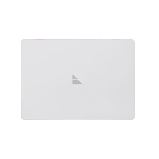 For Microsoft Surface Laptop 13.5 inch Flannel Shockproof Frosted Laptop Protective Case(Transparent) by buy2fix