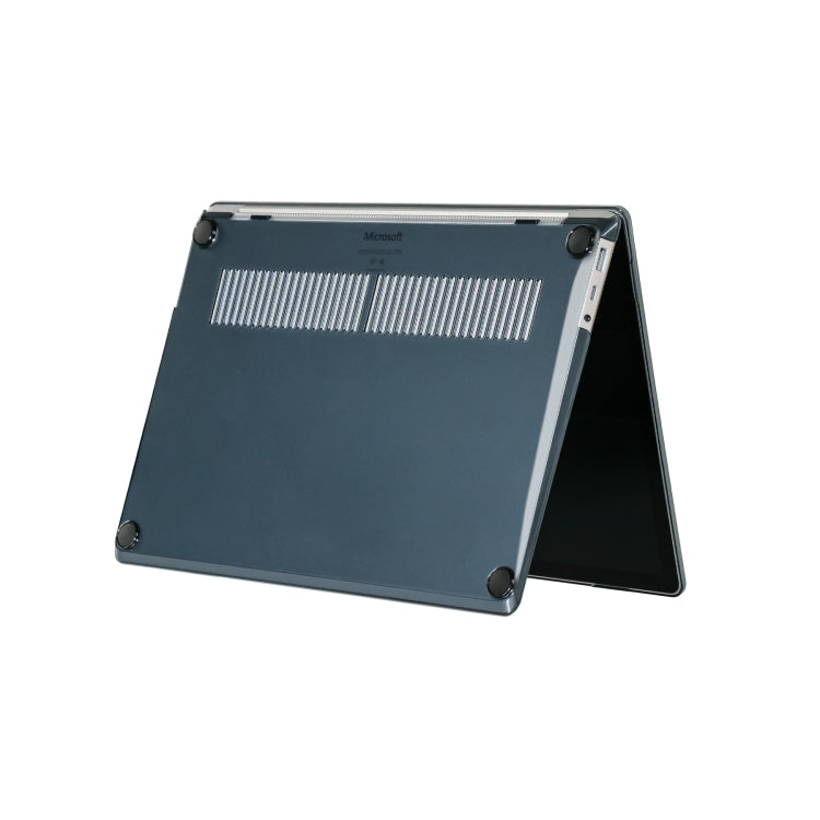 For Microsoft Surface Laptop 13.5 inch Laptop Flannelette Crystal Anti-drop Protective Case(Black) by buy2fix