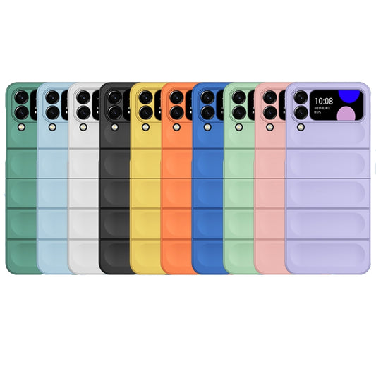 For Samsung Galaxy Z Flip4 Skin Feel Magic Shield Shockproof Phone Case(Purple) by buy2fix