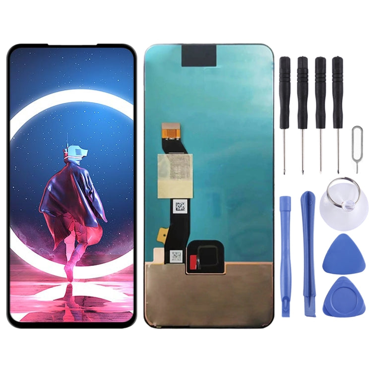 AMOLED LCD Screen For ZTE Nubia Red Magic 7 Pro NX709J with Digitizer Full Assembly(Black) - For ZTE by buy2fix | Online Shopping UK | buy2fix