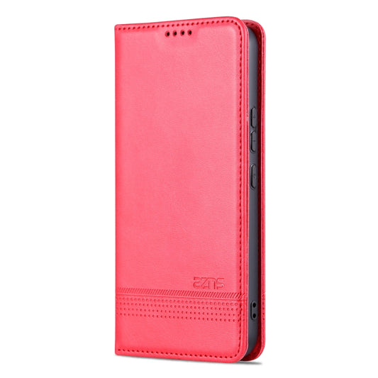 For Samsung Galaxy A54 5G AZNS Magnetic Calf Texture Flip Leather Phone Case(Red) by AZNS