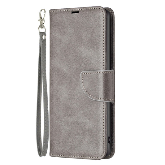 For Motorola Moto G73 5G Lambskin Texture Leather Phone Case(Grey) by buy2fix