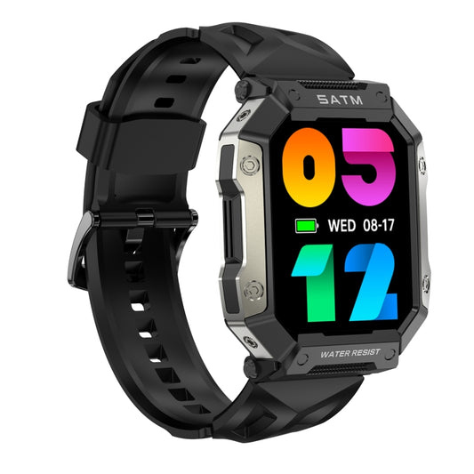 PG333 1.91 inch Waterproof Smart Sports Watch Support Heart Rate Monitoring / Blood Pressure Monitoring(Black) by buy2fix