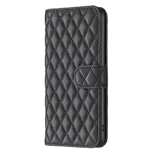 For Motorola Moto G13 4G/G23 4G/G53 5G Diamond Lattice Wallet Leather Flip Phone Case(Black) by buy2fix