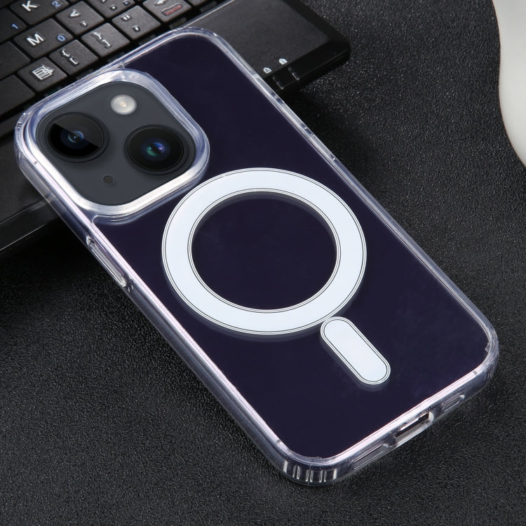 For iPhone 14 GEBEI MagSafe Magnetic Transparent Phone Case(Transparent) - iPhone 14 Cases by GEBEI | Online Shopping UK | buy2fix