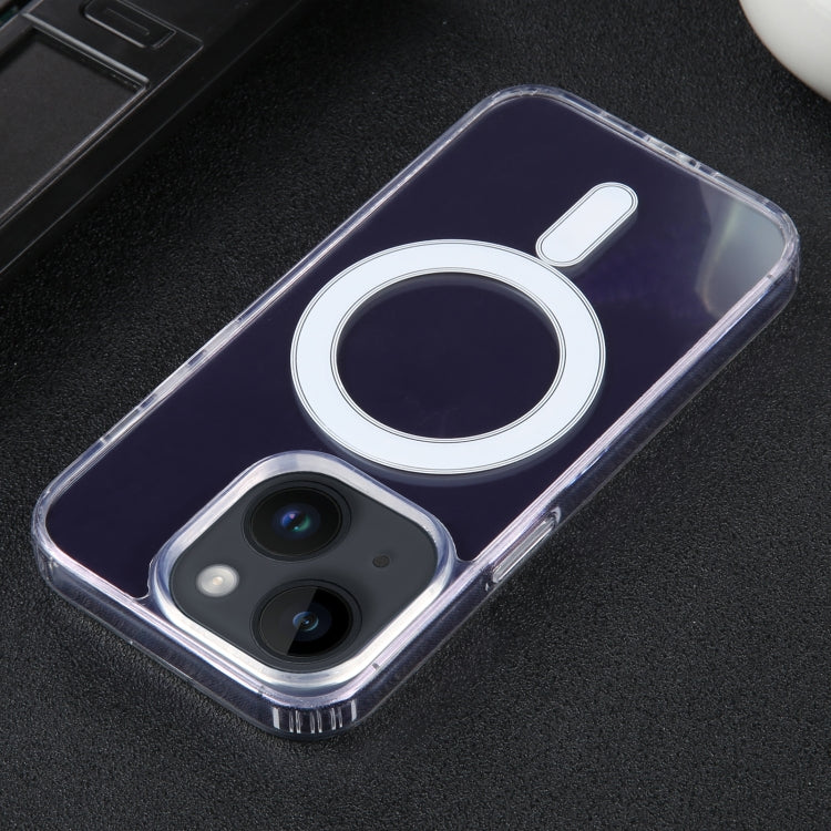 For iPhone 14 GEBEI MagSafe Magnetic Transparent Phone Case(Transparent) - iPhone 14 Cases by GEBEI | Online Shopping UK | buy2fix