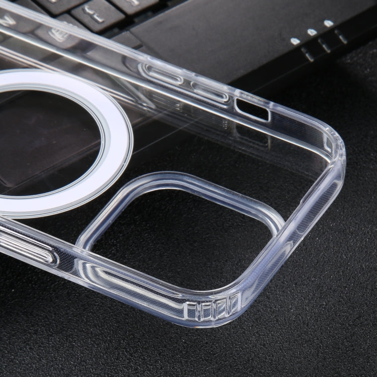For iPhone 14 GEBEI MagSafe Magnetic Transparent Phone Case(Transparent) - iPhone 14 Cases by GEBEI | Online Shopping UK | buy2fix
