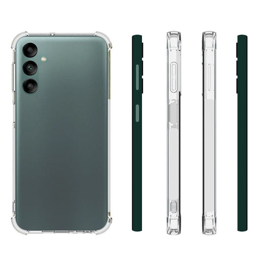 For Samsung Galaxy A24 Shockproof Non-slip Thickening TPU Phone Case(Transparent) by buy2fix