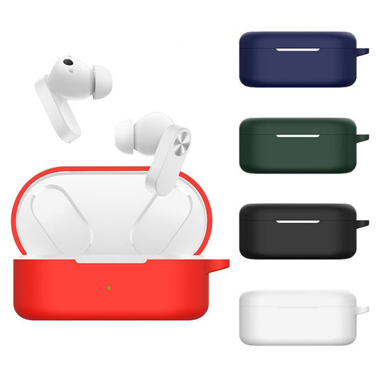 For OnePlus Buds Ace Bluetooth Earphone Silicone Protective Case(Dark Blue) by buy2fix