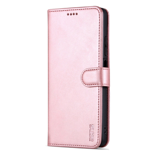 For Xiaomi Redmi Note 12 5G Global / China / Poco X5 AZNS Skin Feel Calf Texture Flip Leather Phone Case(Rose Gold) by AZNS