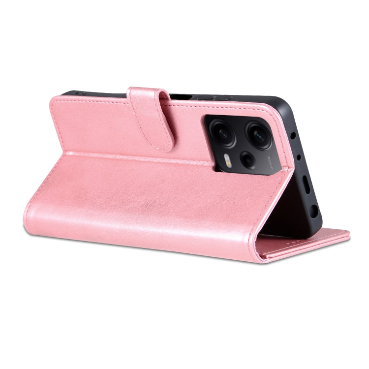 For Xiaomi Redmi Note 12 5G Global / China / Poco X5 AZNS Skin Feel Calf Texture Flip Leather Phone Case(Rose Gold) - Xiaomi Cases by AZNS | Online Shopping UK | buy2fix