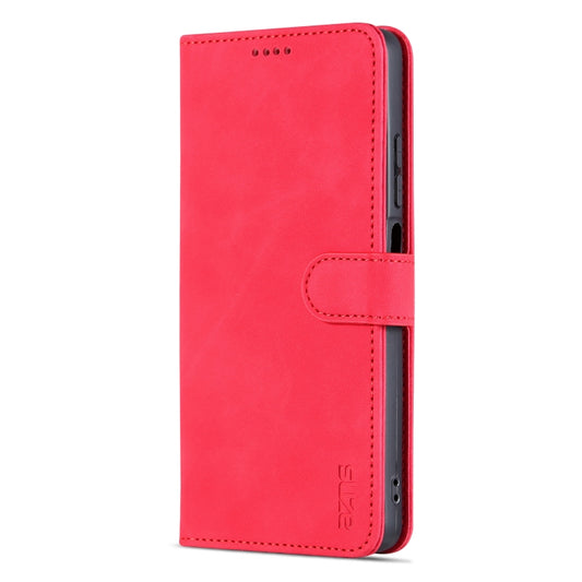 For Xiaomi Redmi Note 12 Pro 5G Global / China / Note 12 Pro 5G Speed / Poco X5 Pro AZNS Skin Feel Calf Texture Flip Leather Phone Case(Red) by AZNS