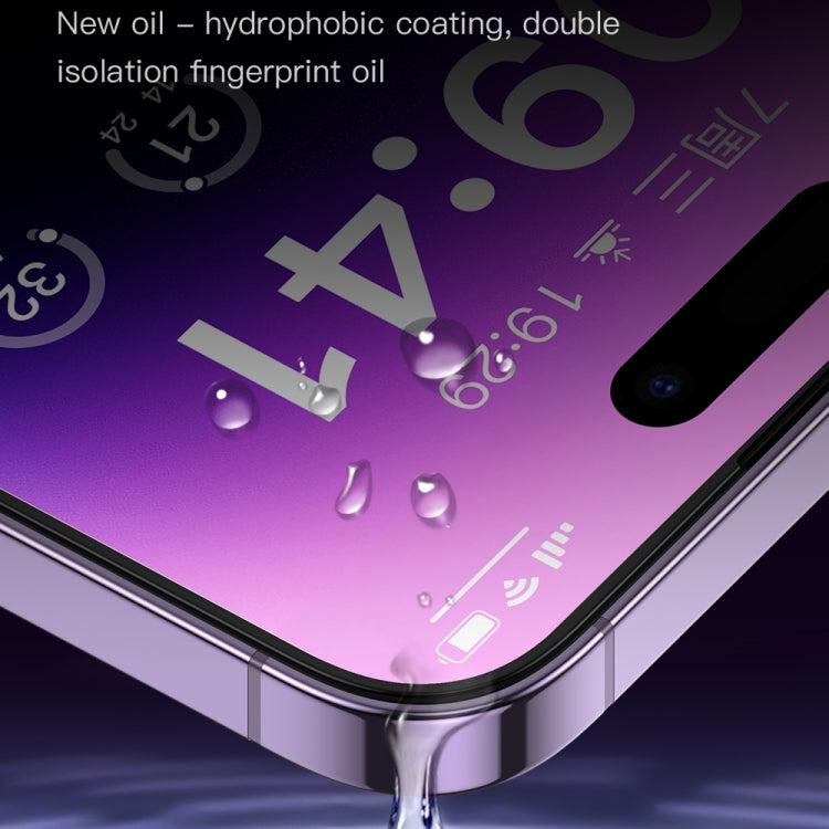 For iPhone 14/13 TOTU AB-075 Privacy Protection Full Screen Tempered Film with Dust Chamber - iPhone 14 Tempered Glass by TOTUDESIGN | Online Shopping UK | buy2fix