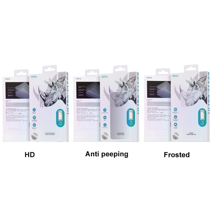 For iPhone 14 Pro TOTU AB-075 Privacy Protection Full Screen Tempered Film with Dust Chamber - iPhone 14 Pro Tempered Glass by TOTUDESIGN | Online Shopping UK | buy2fix