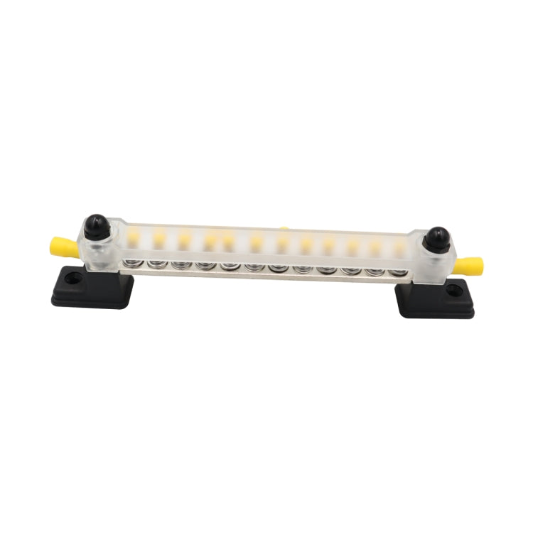 CP-3051 150A 12-48V RV Yacht 12-way Busbar with 14pcs Terminals(Black) - Booster Cable & Clip by buy2fix | Online Shopping UK | buy2fix