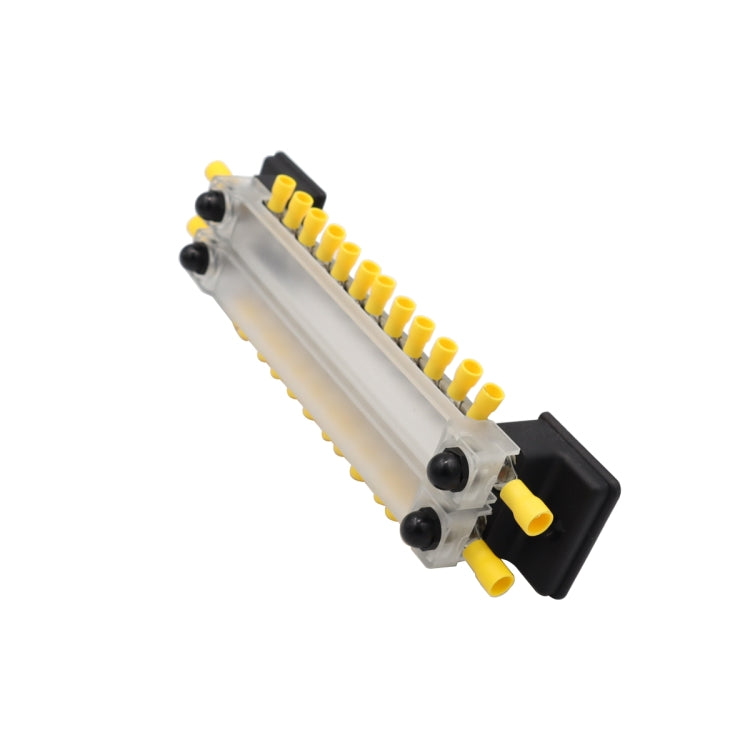 CP-3053 150A 12-48V RV Yacht Double-row 12-way Busbar with 28pcs Terminals(Black) - Booster Cable & Clip by buy2fix | Online Shopping UK | buy2fix