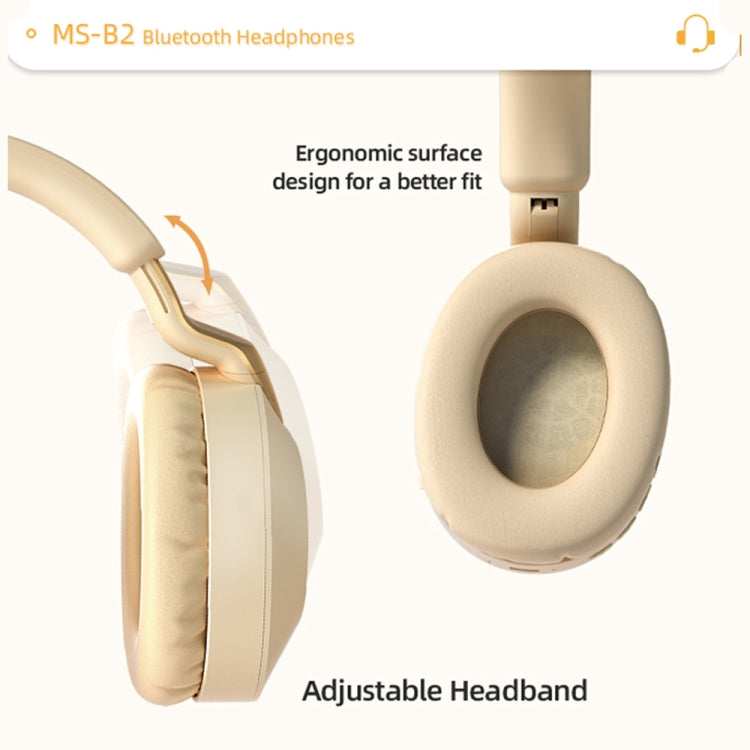 B2 Wireless Bluetooth 5.1 Foldable Noise Reduction Headset(Black) - Headset & Headphone by buy2fix | Online Shopping UK | buy2fix