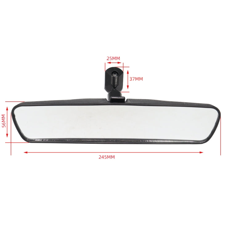 10 inch Car Modified Large Field View Reflective Auxiliary Rearview Mirror - Interior Mirrors by buy2fix | Online Shopping UK | buy2fix
