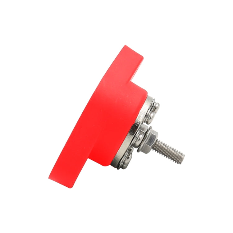 1/4 inch M6 RV Yacht 8-way Terminal Stud with 2 M5x20 Screws(Red) - Booster Cable & Clip by buy2fix | Online Shopping UK | buy2fix