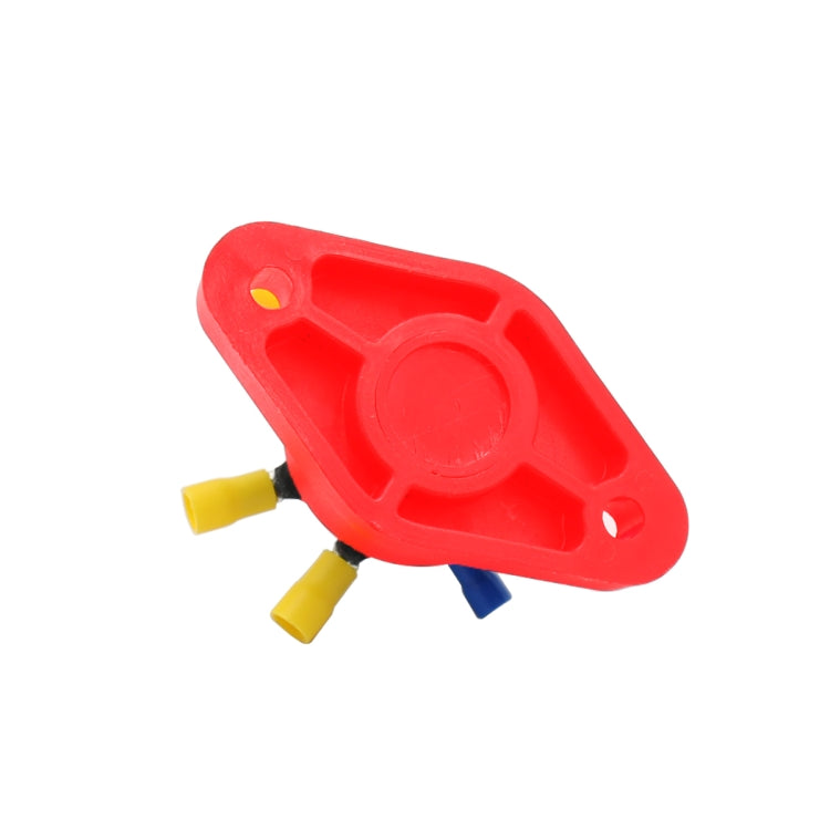 1/4 inch M6 RV Yacht 8-way Terminal Stud with 2 M5x20 Screws + 16pcs Terminals(Red) - Booster Cable & Clip by buy2fix | Online Shopping UK | buy2fix