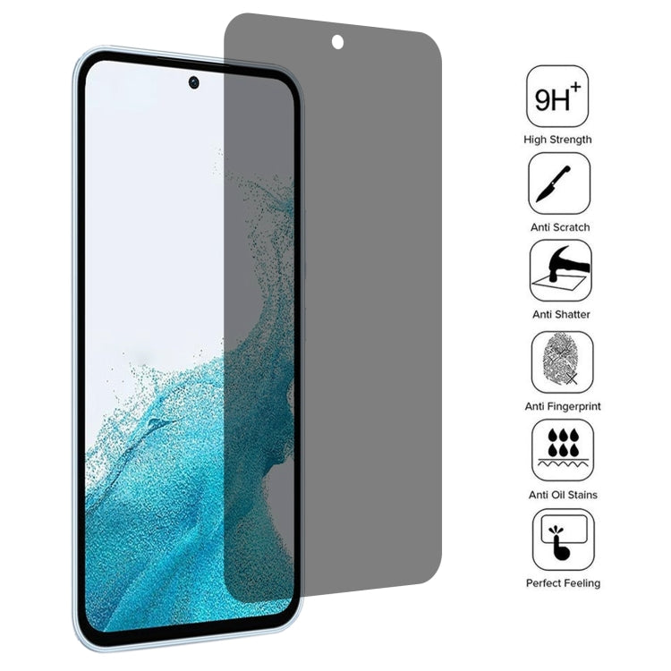 For Samsung Galaxy A54 5G Flat Surface Privacy Tempered Glass Film - Galaxy Tempered Glass by buy2fix | Online Shopping UK | buy2fix