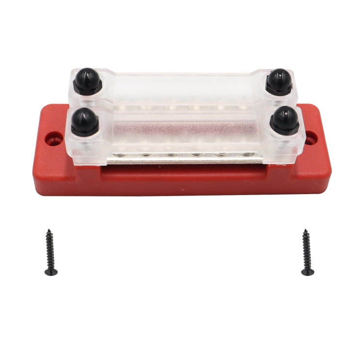CP-3109-01 150A 12-48V RV Yacht Double-row 6-way Busbar(Red) - Booster Cable & Clip by buy2fix | Online Shopping UK | buy2fix