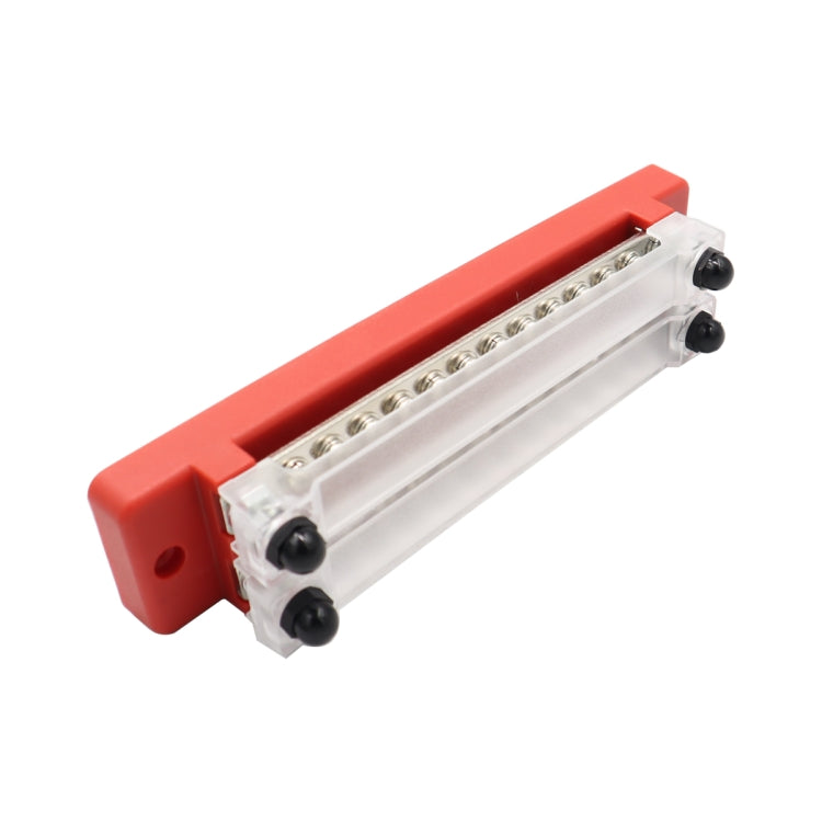 CP-3109-02 150A 12-48V RV Yacht Double-row 12-way Busbar(Red) - Booster Cable & Clip by buy2fix | Online Shopping UK | buy2fix