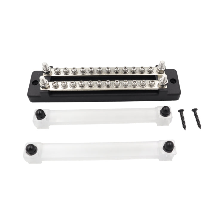 CP-3111 1 Pair 150A 12-48V RV Yacht Double-row 12-way Busbar - Booster Cable & Clip by buy2fix | Online Shopping UK | buy2fix