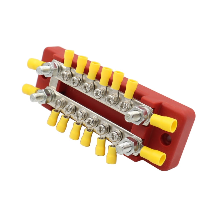 CP-3114 1 Pair 150A 12-48V RV Yacht Double-row 6-way Busbar with 32pcs Terminals - Booster Cable & Clip by buy2fix | Online Shopping UK | buy2fix