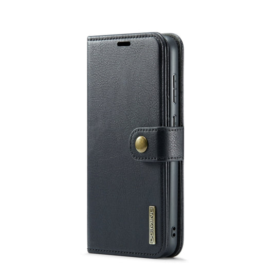 For Samsung Galaxy S23+ 5G DG.MING Crazy Horse Texture Detachable Magnetic Leather Case(Black) by DG.MING
