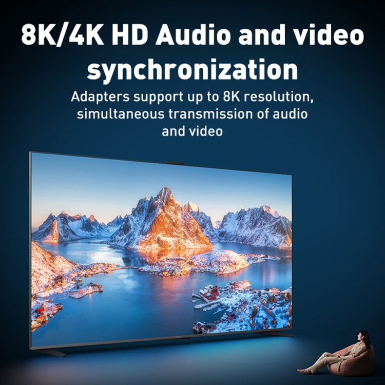 100W Type-C Male to Type-C Female 20Gbps Zinc Alloy Adapter, Style:Straight by buy2fix