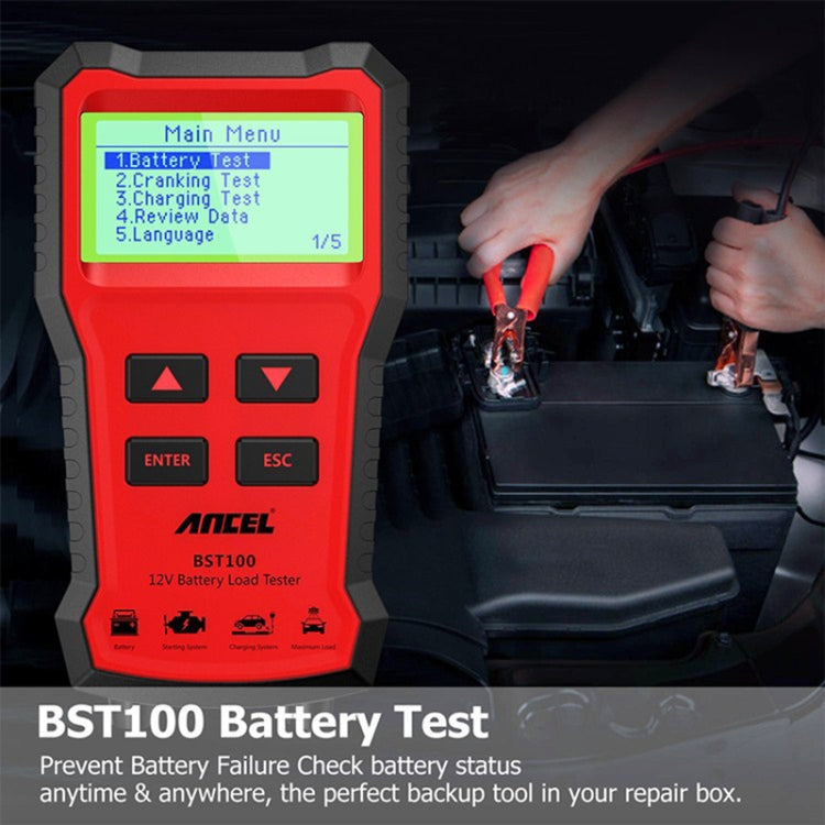 Ancel BST100 12V Car Battery Tester - Code Readers & Scan Tools by buy2fix | Online Shopping UK | buy2fix