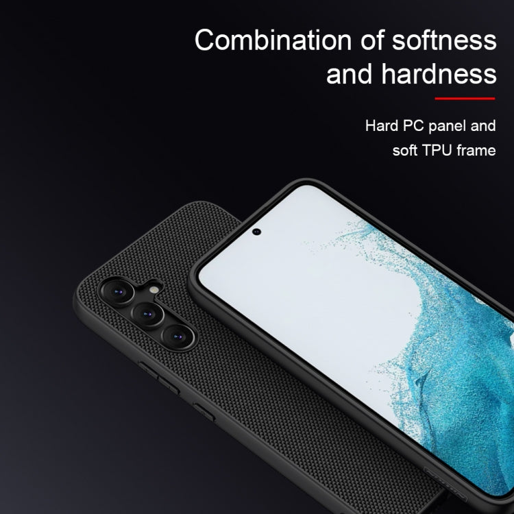 For Samsung Galaxy A54 5G NILLKIN Shockproof TPU + PC Textured Protective Phone Case(Black) - Galaxy Phone Cases by NILLKIN | Online Shopping UK | buy2fix