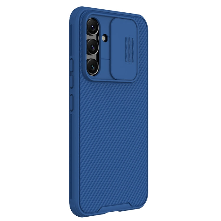 For Samsung Galaxy A54 5G NILLKIN Black Mirror Pro Series Camshield PC Phone Case(Blue) - Galaxy Phone Cases by NILLKIN | Online Shopping UK | buy2fix