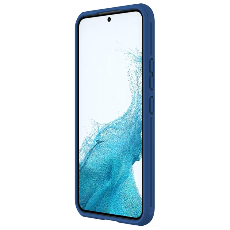 For Samsung Galaxy A54 5G NILLKIN Black Mirror Pro Series Camshield PC Phone Case(Blue) - Galaxy Phone Cases by NILLKIN | Online Shopping UK | buy2fix