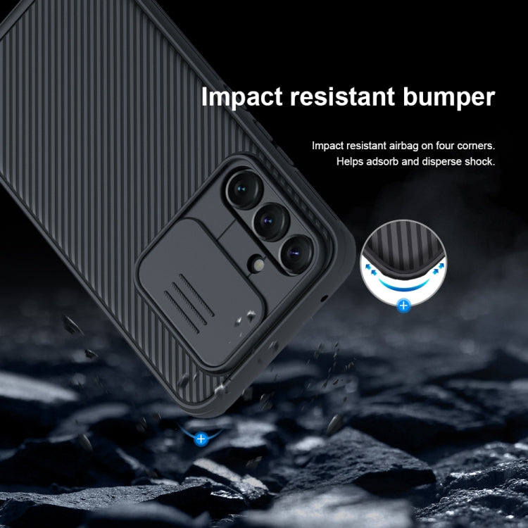 For Samsung Galaxy A54 5G NILLKIN Black Mirror Pro Series Camshield PC Phone Case(Blue) - Galaxy Phone Cases by NILLKIN | Online Shopping UK | buy2fix